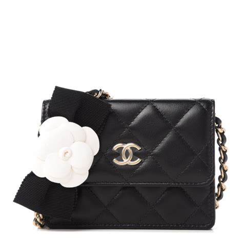 chanel camellia bow top